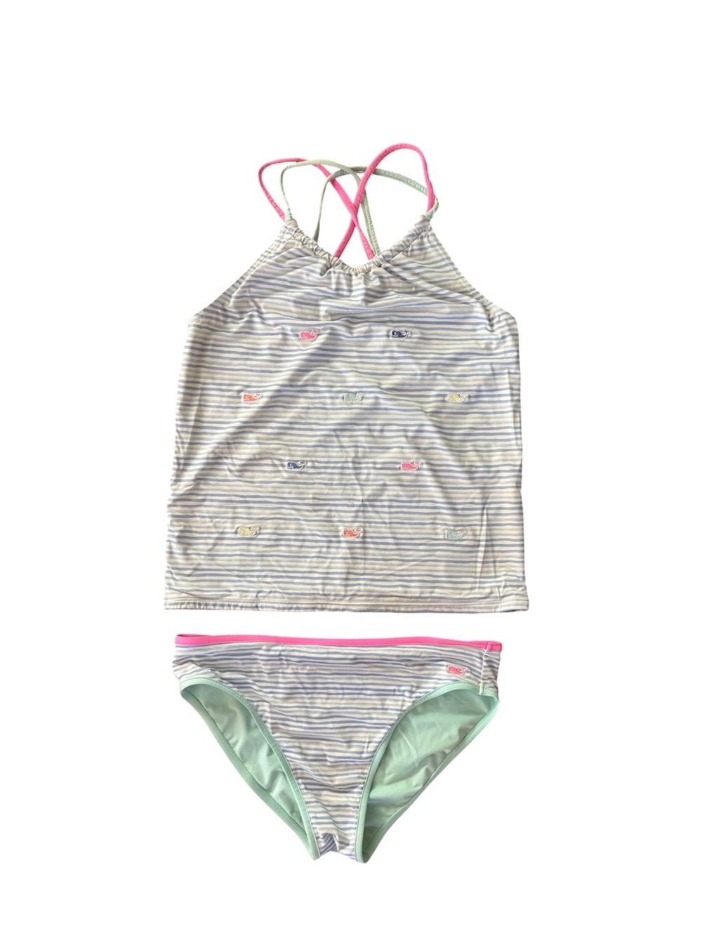 Vineyard Vines Striped Tankini with matching Rashguard